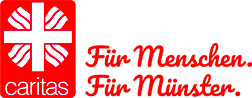 Logo Caritas Münster, Krisen- und Gewaltberatung für Männer und Jungen