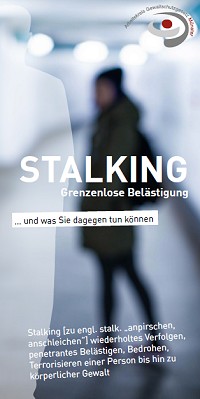 Titel Stalking Broschüre